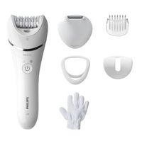 depiladora philips wet  dry serie 8000 bre71500