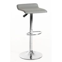 pack 6 taburetes tim de polipiel 853939 cm - gris claro