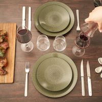 estuche de 4 cuchillos carne  blanco
