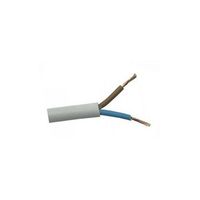 manguera electrica 2x1mm blanca rollo 100mt