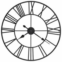 reloj de pared vintage con movimiento de cuarzo metal 80 cm xxl dec022275