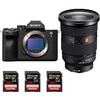 Alpha 7 IV ( A7IV ) + FE 24-70mm f/2.8 GM II + 3 SanDisk 128GB Extreme PRO UHS-II SDXC 300 MB/s + PD