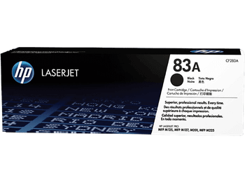 Tóner - HP 83A LáserJet, Negro, CF283A