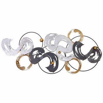 Mural Decorativo De Pared De Metal 134,0x62,2x7,6
