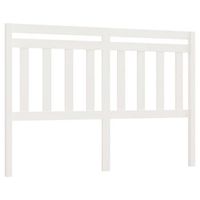 cabecero de cama madera maciza de pino blanco 140x4x100 cm vidaxl