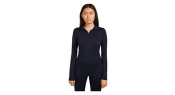 Camiseta interior icebreaker merino 260 tech blue 1 2 cremallera  mujer