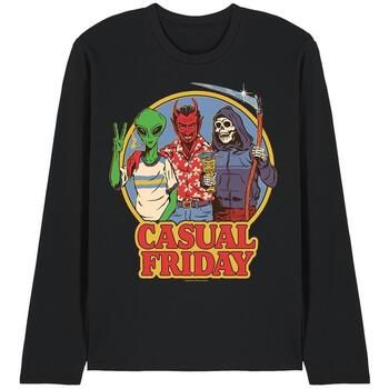 Steven Rhodes Camiseta manga larga Casual Friday para mujer