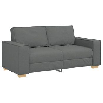 Sofá De 2 Plazas De Tela Gris Oscuro, 180x78x84 Cm Vidaxl