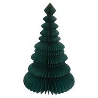 arbol de navidad de papel h90cm verde