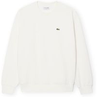 lacoste jersey sweatshirt crew neck - blanc para hombre