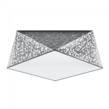 Plafón de techo hexa (plata)