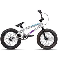 stay strong inceptor alloy 16 bmx bike gloss raw alloy
