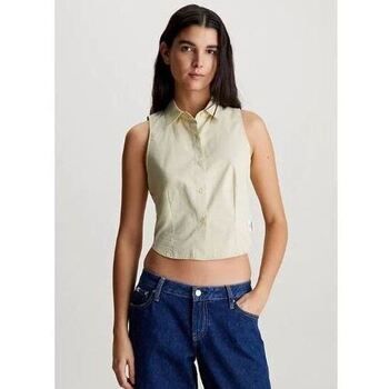 Calvin Klein Jeans Camiseta CAMISA CALVIN KELIN WOVEN LABEL MUJER para mujer