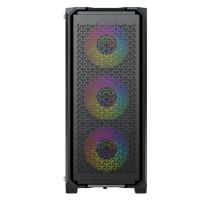 caja pc gaming yeyian vault ycm-apvau-g1 atx cristal templado acero negro 4 ventiladores