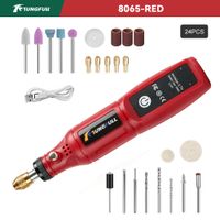 tungfull herramienta rotatoria inalambrica de 37v mini taladro usb para grabado de jade lijado pulido tallado corte bricolaje