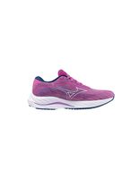 zapatillas de running mizuno wave rider 29 mujer rosa claro