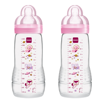 mam easy active baby bottle - pink