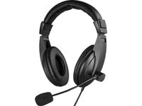 sandberg saver minijack headset large auriculares alambrico diadema llamadasmusica negro