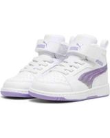 de puma zapatillas rebound v6 mid para ninos unisex en color blanco