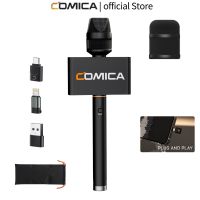 microfono inalambrico de mano comica revo s microfono profesional para entrevistas para telefonos inteligentes microfono para reporteros para entrevistas y transmisiones en vivo