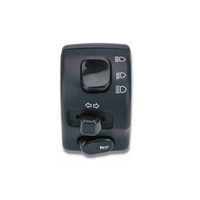 interruptor de manillar tommaselli classic izquierdo alu negro