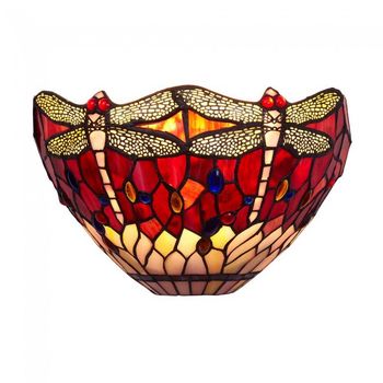 Aplique de pared tiffany belle rouge ii