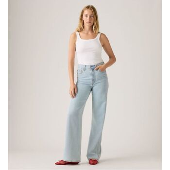 Levis Jeans A6081 0079 - RIBAGE WIDE LEG-OF COURSE STONE para mujer