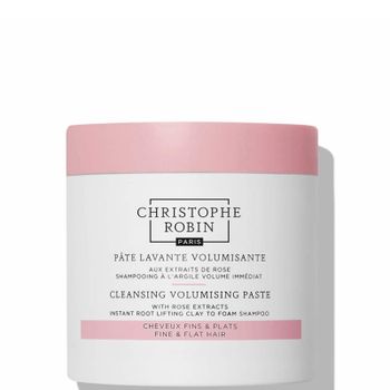 Christophe Robin Pasta Limpiadora Voluminizadora con Arcilla Pura de Rassoul y Rosa 250ml