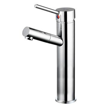 Grifo Monomando Lavabo Alto Loira Latón