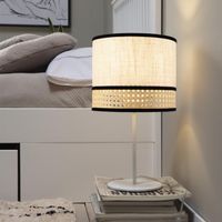 lampara de mesa falenea beige