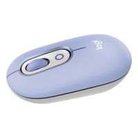 logitech pop mouse raton inalambrico compacto con funcion de emojis personalizables lila