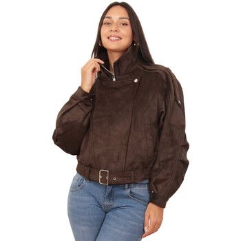 La Modeuse Cazadora de cuero 76502_P181254 para mujer