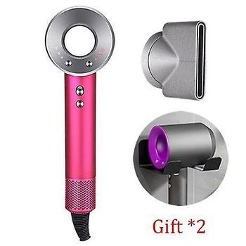Secador De Pelo Profesional De 220 V Sin Hojas, De Alta Velocidad, Con Control De Temperatura, De Salón, Con Iones Negativos Y Viento.