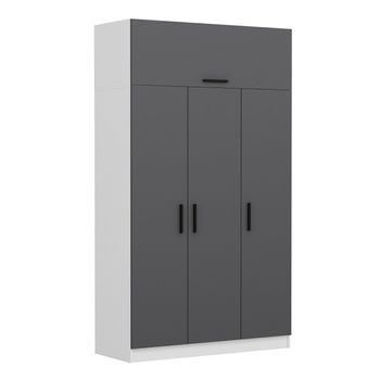 Armario Minar 255 Antracita Blanco 135x255x52 Cm