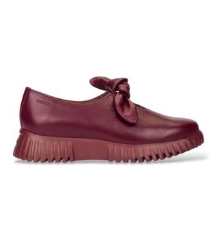 Wonders para mujer. A-4421 Mocasines de Piel Velvet granate (41), Plano, Ninguno, Casual