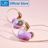 auriculares intrauditivos shanling myryad music 1 con controlador dinamico de 9 mm cable desmontable de 078 mm y microfono integrado