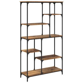 Estante De Libros 5 Niveles 99 X 35,5 X 176 Cm Vidaxl