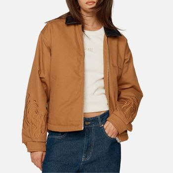 House of Sunny Wu Cotton Canvas Boxy Jacket - L