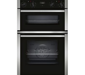 NEFF U1ACI5HN0B Electric Double Oven - Stainless Steel, Stainless Steel
