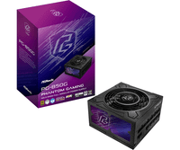 fuente alimentacion 850w asrock phantom gaming pg-850g 80 plus gold fully-modular negro