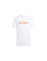 camiseta de senderismo adidas mt log tech hombre blanco