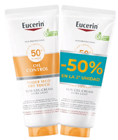 eucerin oil control dry touch gel-crema spf50 2x200 ml