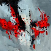 cuadro abstracta moderna impresion sobre lienzo 80x80cm