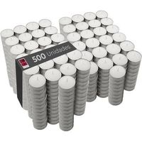 velas blancas  pack velas de 500 unidades  velas de te calientaplatos  tealight  8 horas de duracion  velas decorativas sin perfume  com-fort house