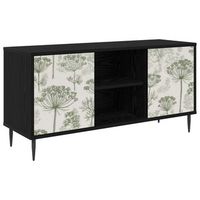 mueble de tv gotha 102 x 33 x 51 cm roble negro vidaxl