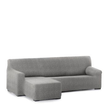 Funda Chaise Longue Izquierda Modelo 0 Premium Roc Brazo Corto Gris Claro