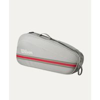 raquetero wilson team 2025 3 raquetas gris-rojo