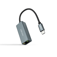 conversor nano cable usb-c - ethernet 101001000mbps 15cm