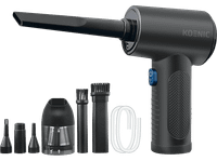 aspirador de mano - koenic kvbr 11124 68 w 30 min autonomia negro