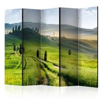 biombo - morning in the countryside ii room dividers